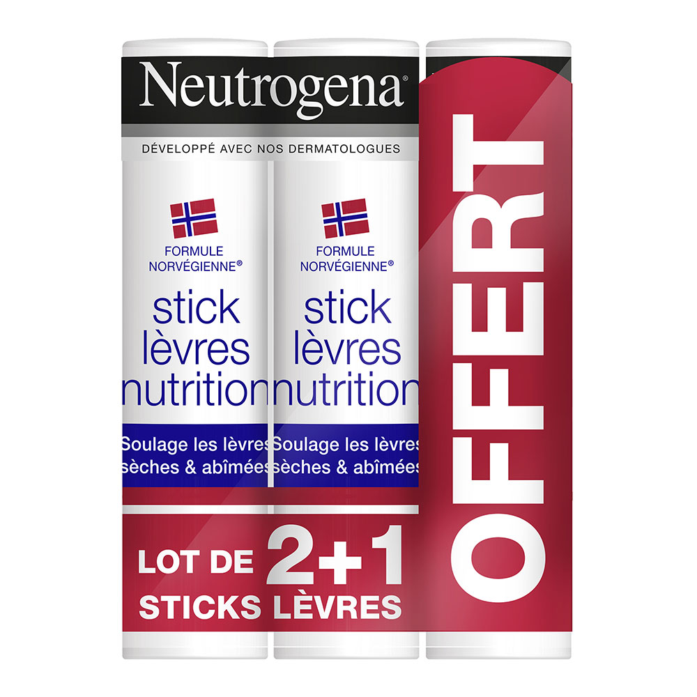 Neutrogena Stick Labbra Formula Norvegese 3x4.8g