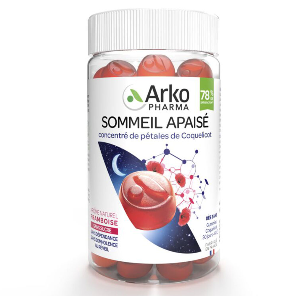 Arkopharma Caramelle gommose Phyto Sonno tranquillo Coquelicot 60 Gomme