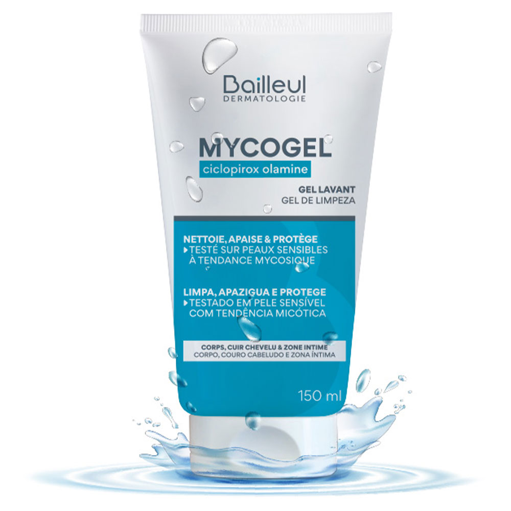 Bailleul Mycogel Gel detergente schiumoso per pelli sensibili 150 ml