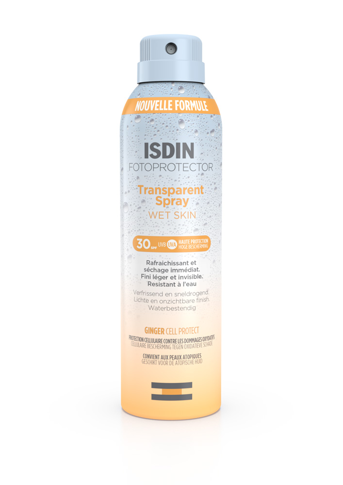 Isdin Transparent Spray Fotoprotector crema solare corpo SPF30 250ml