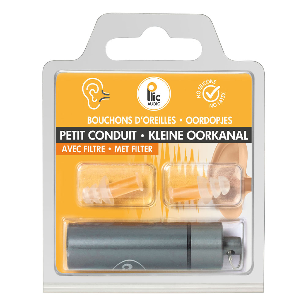 Plic Audio Con filtro Tappi per le orecchie per condotto piccolo coppia riutilizzabile