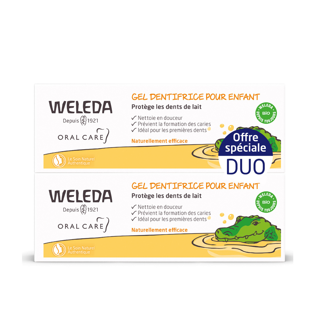 Weleda Dentifricio Per Bambini 2x50ml