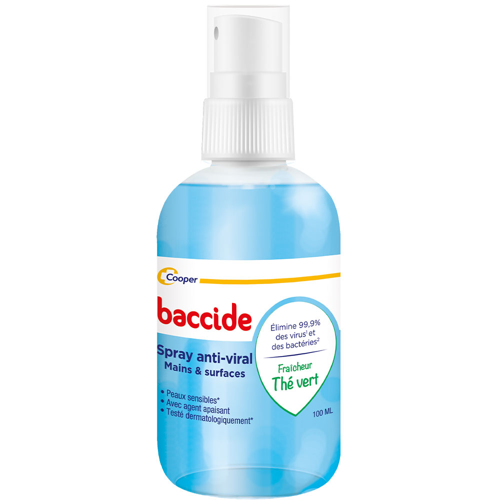 Baccide Fraîcheur de Thé verde Spray antivirale 100ml