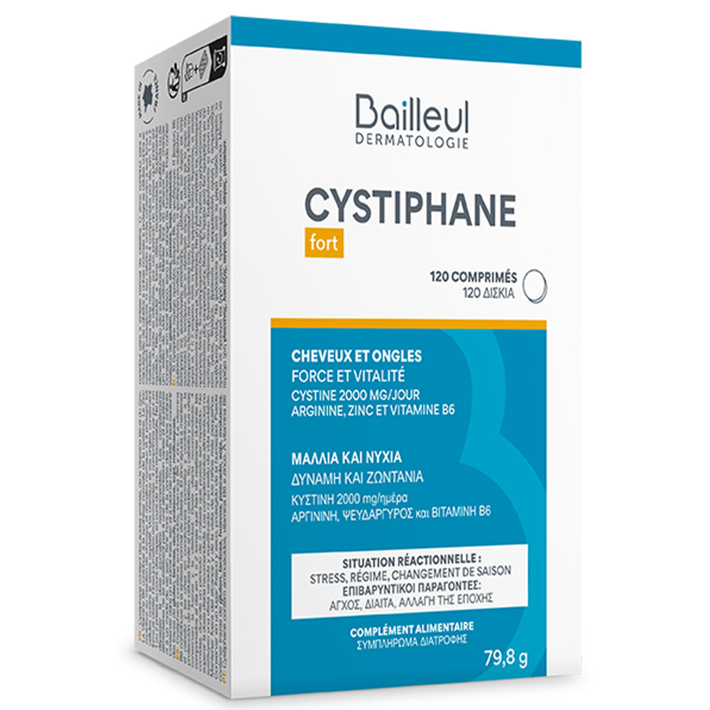 Bailleul Cystiphane Capelli e Unghie Fort 120 Compresse