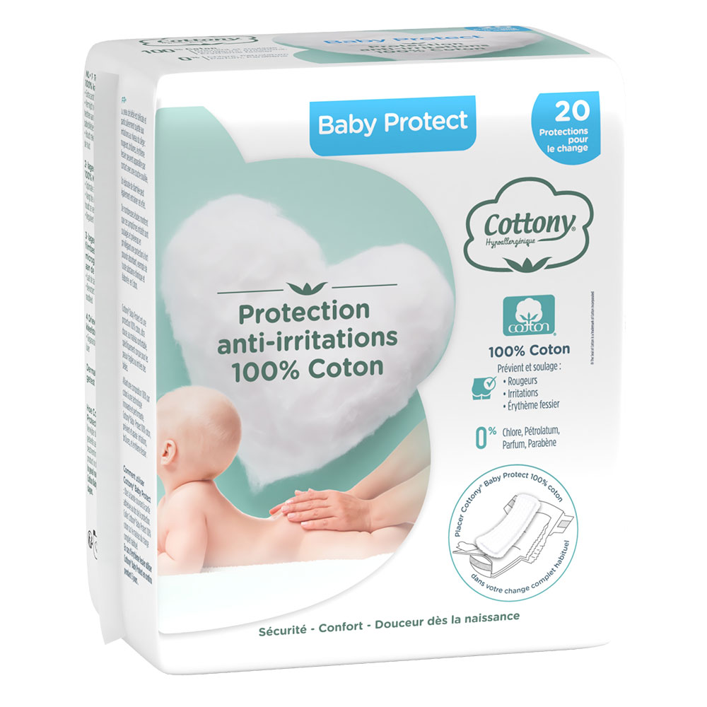 Cottony Protezioni per pannolini Baby Cotton Protect x20