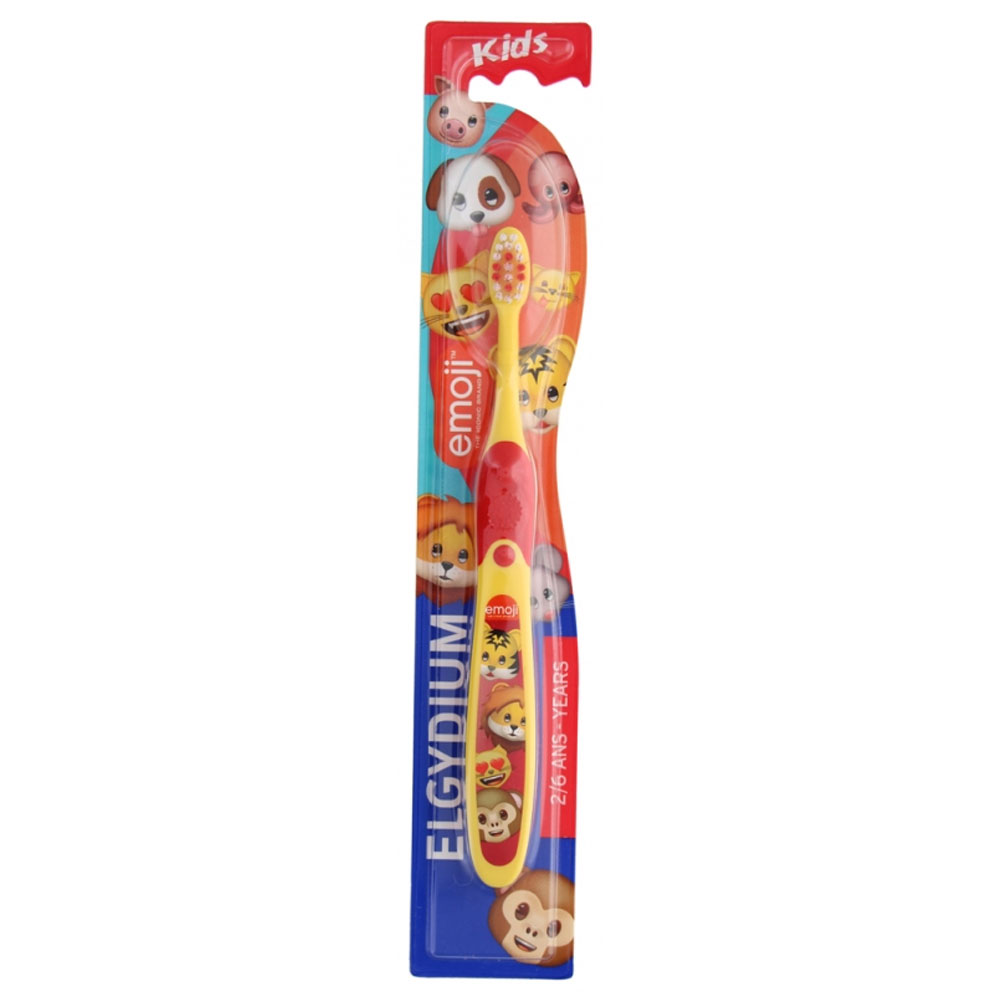 Elgydium Spazzolino per bambini Emoji 2-6 anni