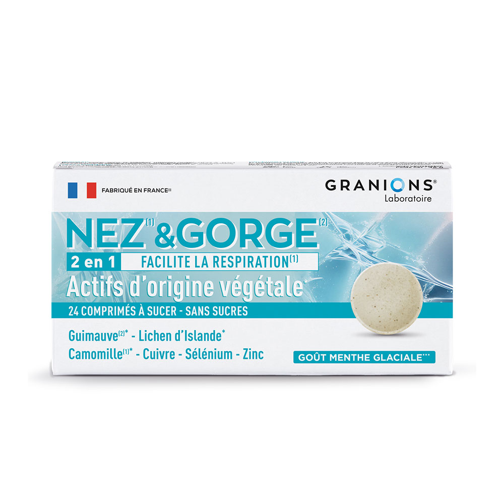 Granions Naso e gola 24 compresse masticabili