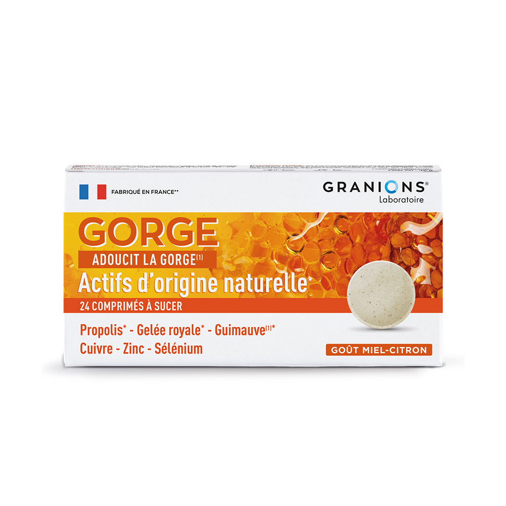 Granions Gola Ammorbidisce il gusto di Limone 24 compresse