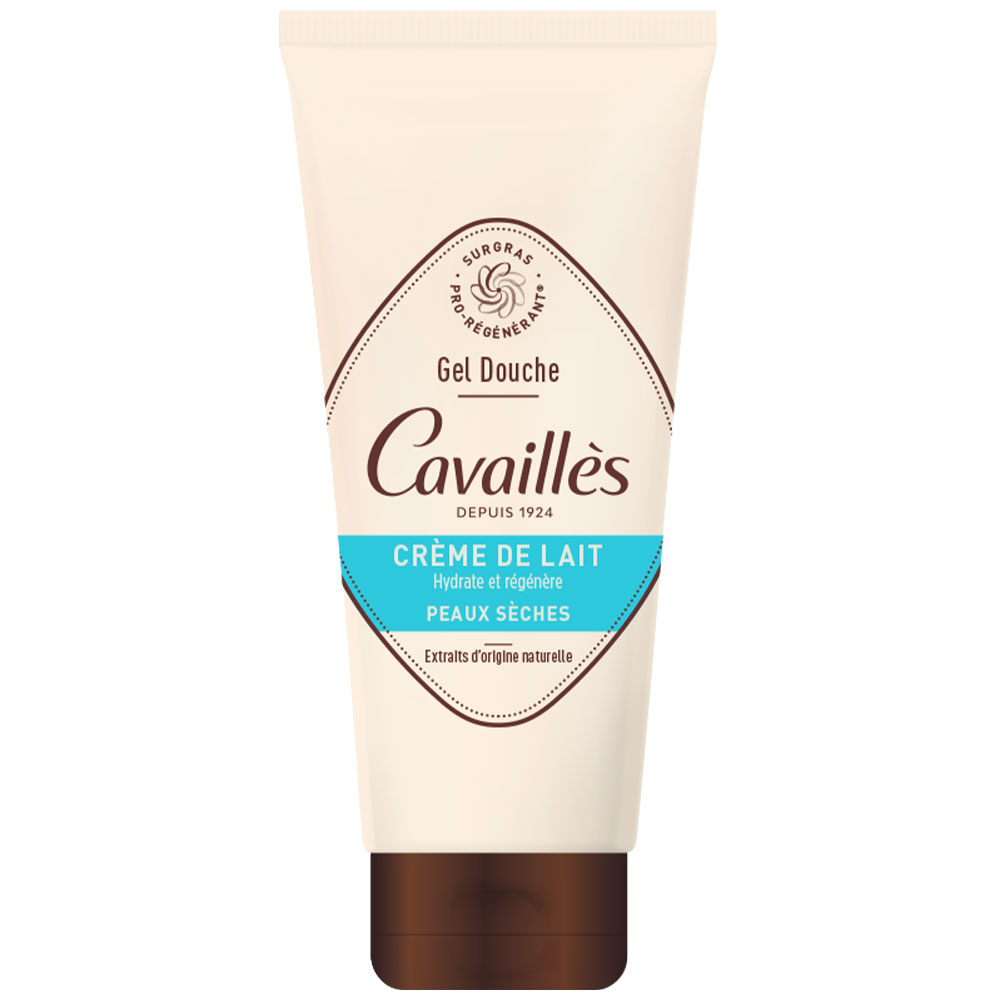 Cavaillès Gel Bagno Doccia Surgras crema di latte per pelli secche pelle secca 200ml