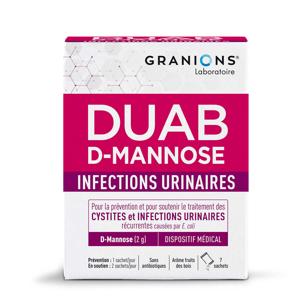 Granions DUAB D-Mannosio per infezioni urinarie 7 bustine