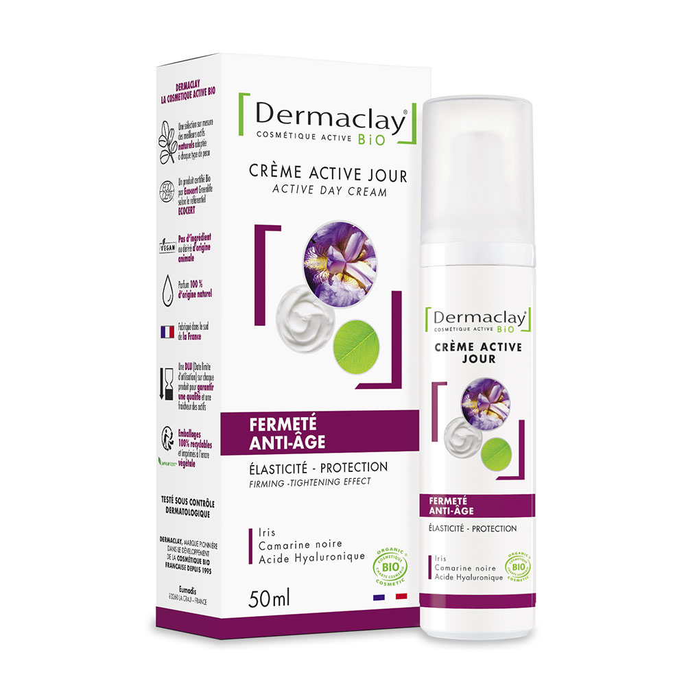 Dermaclay Crema da giorno biologica contro la compattezza dell'età 50ml