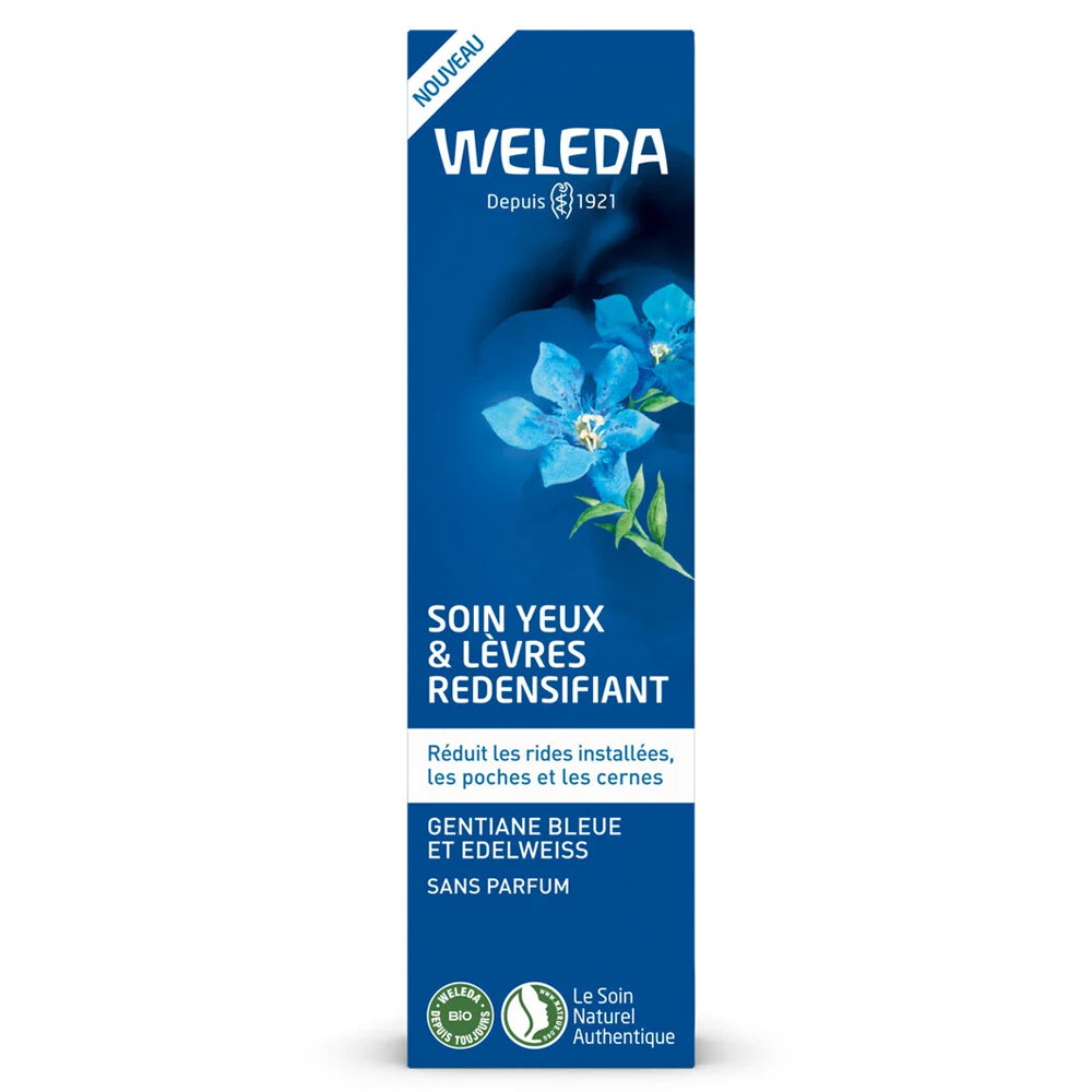 Weleda Genziana Blu e Stella Alpina Trattamento ridensificante occhi e labbra – pelli mature 10 ml