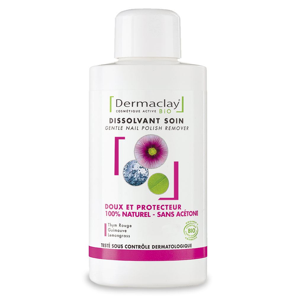 Dermaclay 100% naturale, biologico, senza acetone, per una cura delicata dello smalto 100ml