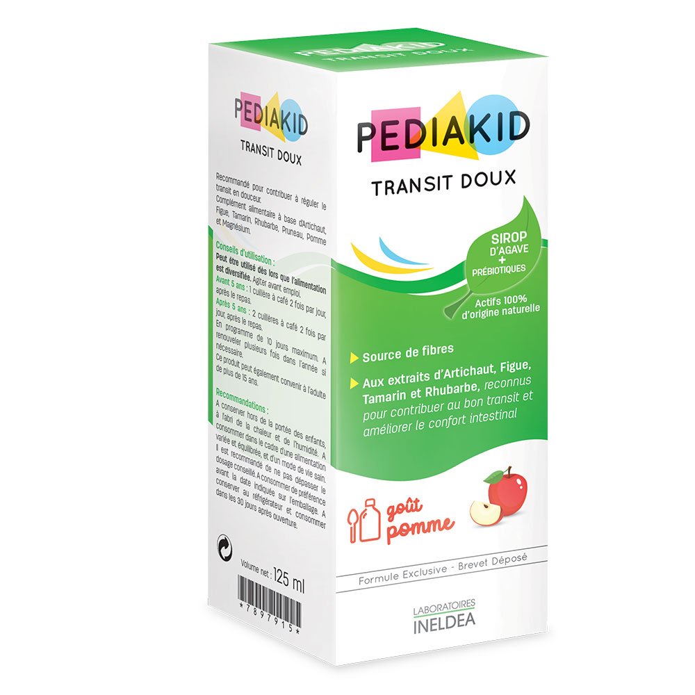 Pediakid Sciroppo al gusto di mela Transit Doux 125 ml