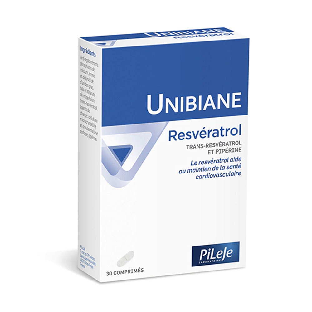 Pileje Unibiane Resveratrol 30 compresse