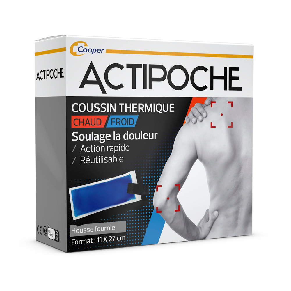 Actipoche Cuscino termico caldo freddo 11x27cm