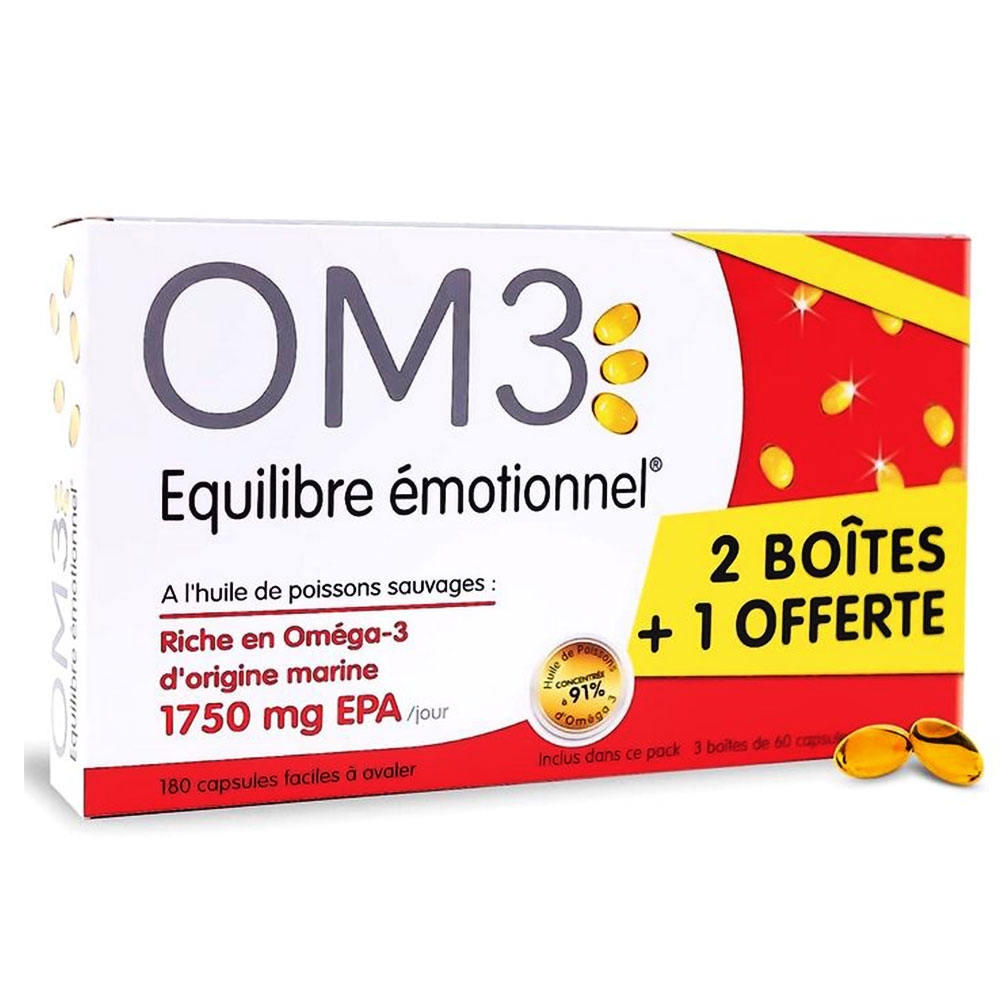 OM3 Equilibrio emotivo Omega 3 180 Capsule