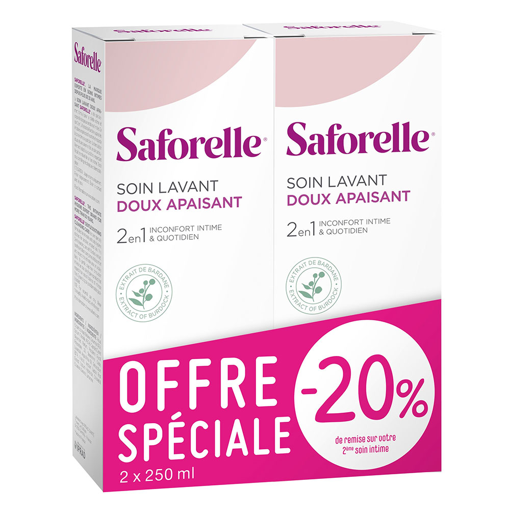 Saforelle Gel Detergente Delicato 2x250ml