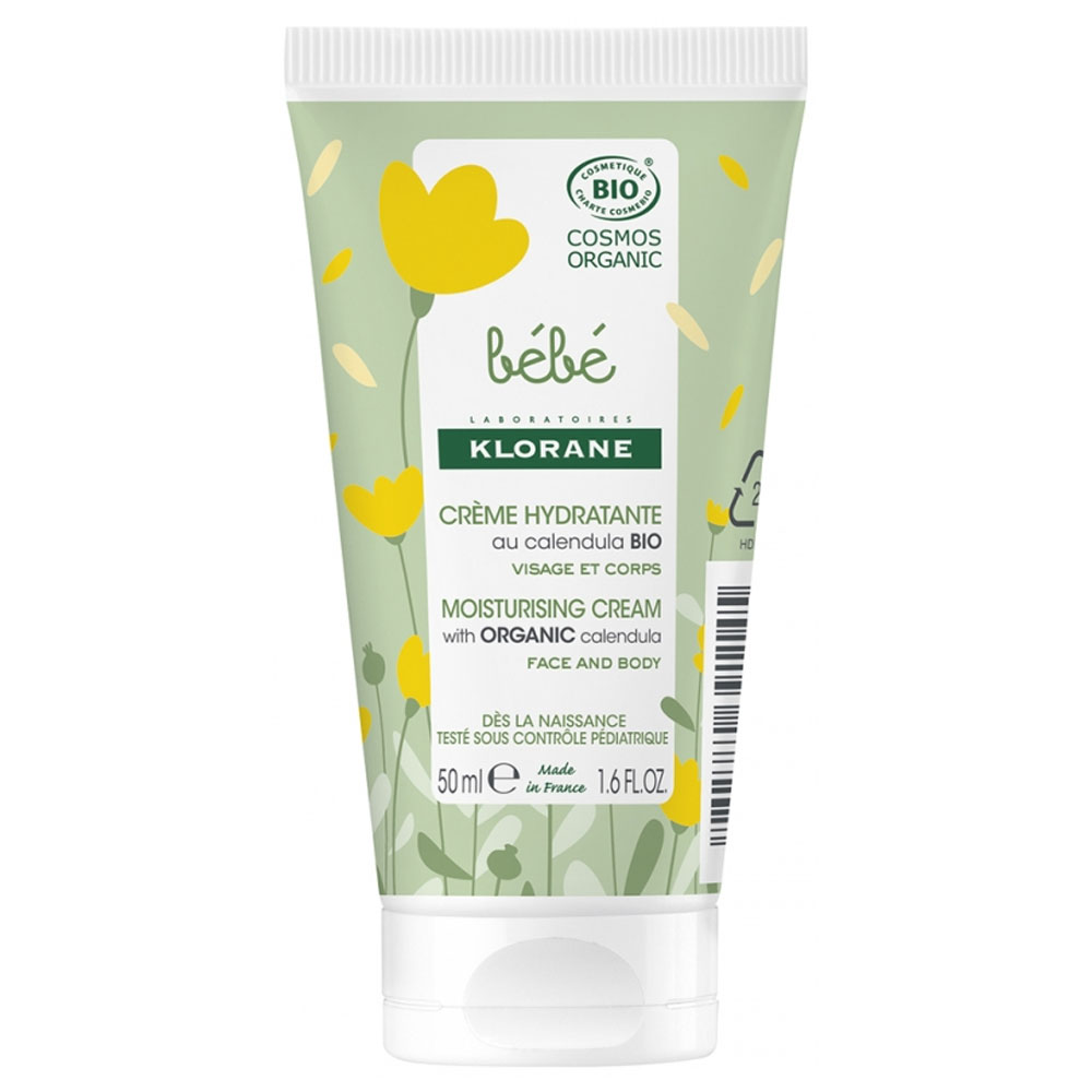 Klorane Neonato Crema Idratante Calendula Bio Pelli normali e secche 50ml