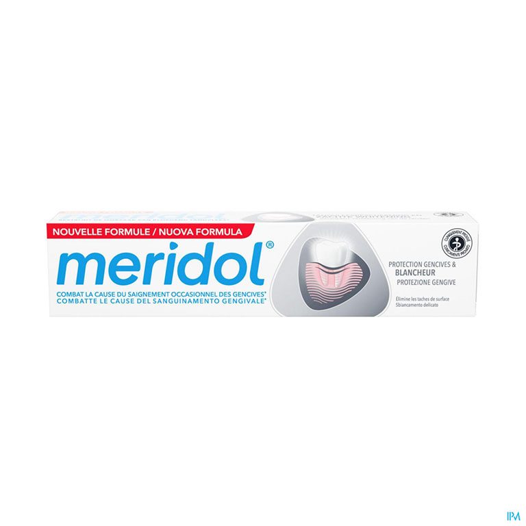 Meridol Dentifricio sbiancante protettivo per le gengive 75ml
