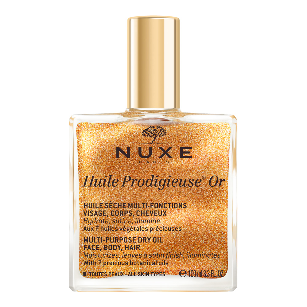 Nuxe Huile Prodigieuse Olio secco scintillante multi-funzione Or Viso, corpo e capelli 100ml