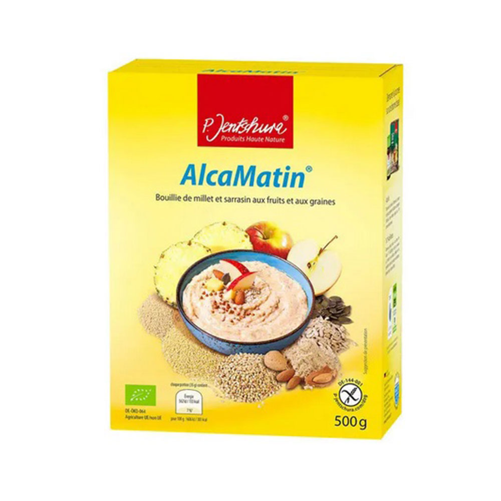 P.Jentschura AlcaMatin porridge di miglio e grano saraceno con frutta e semi 500g