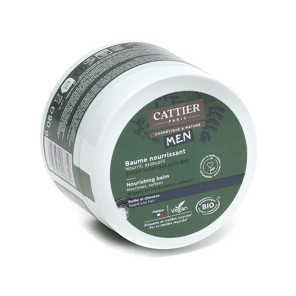 Cattier Uomo Balsamo nutriente biologico Barba e Capelli 90g