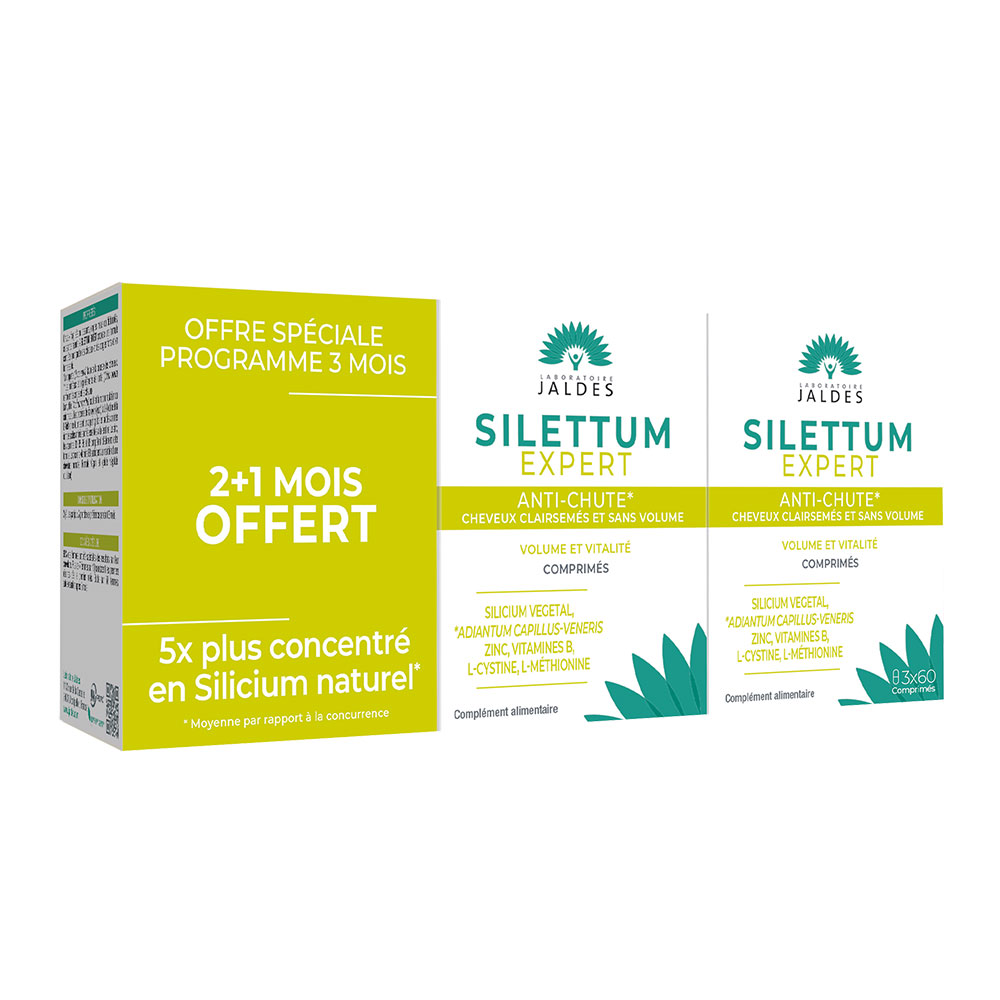 Jaldes Silettum Trattamento anti-caduta capelli diradati e senza volume 180 compresse