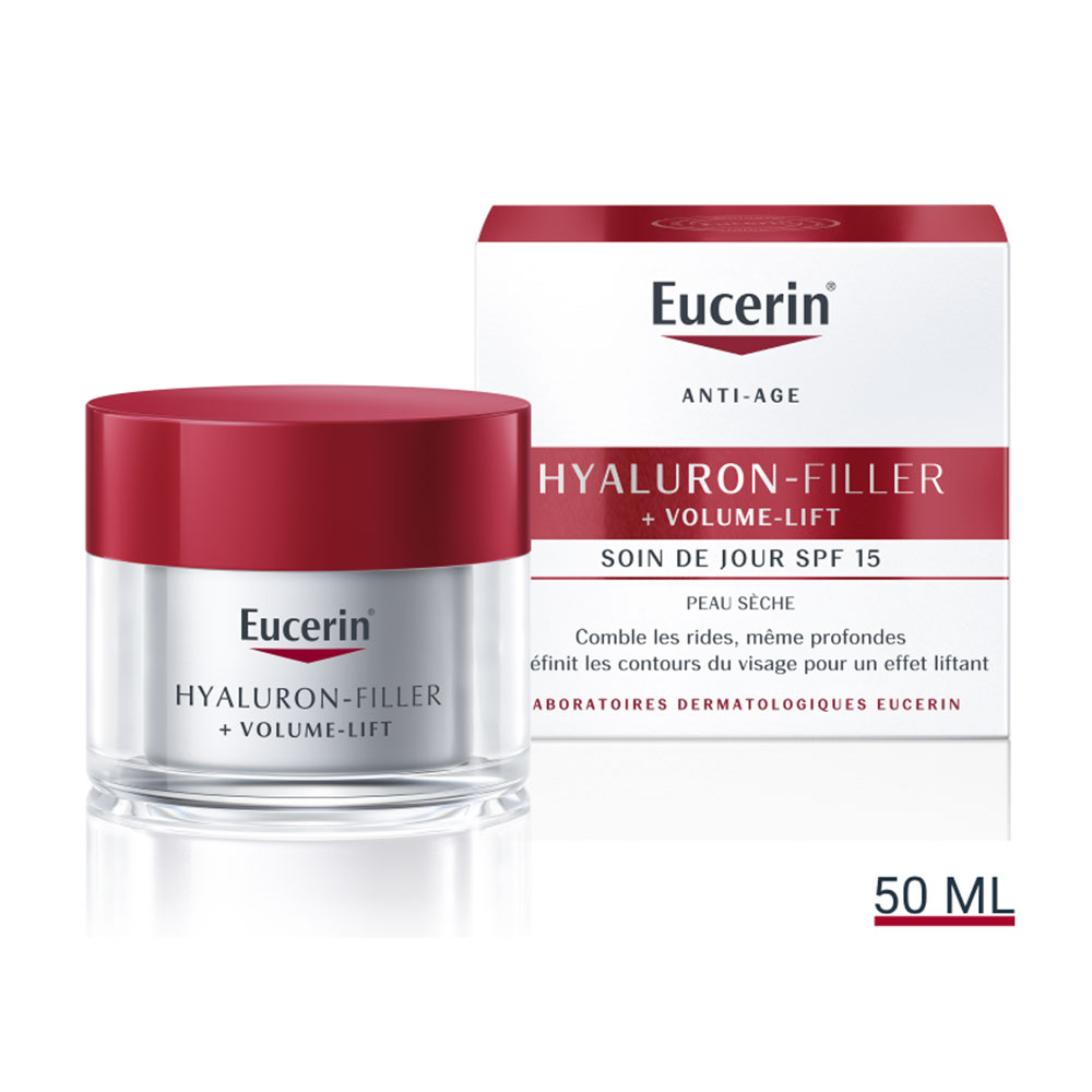 Eucerin Hyaluron-Filler + Volume Lift Crema da Giorno Spf15 Pelli Secche 50ml