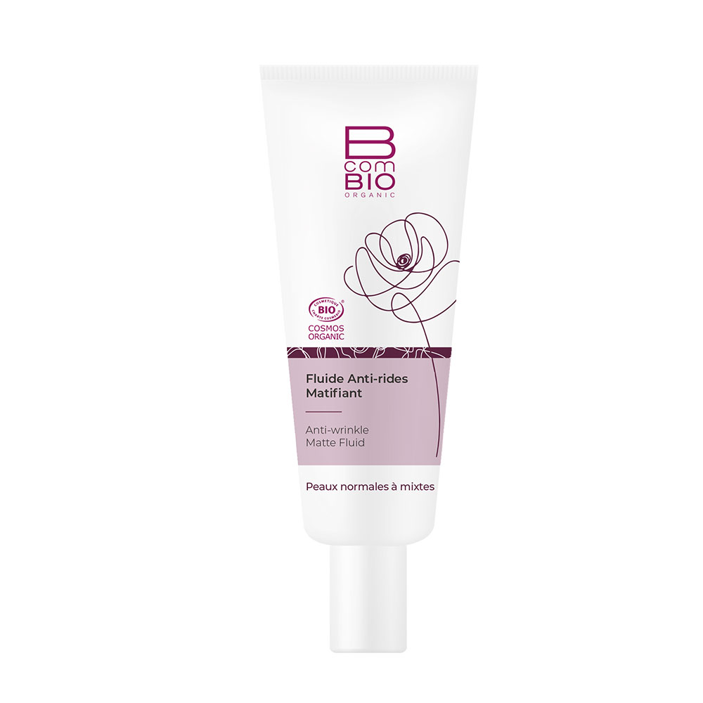Bcombio Fluido opacizzante antirughe Bio per pelli da normali a miste 50ml