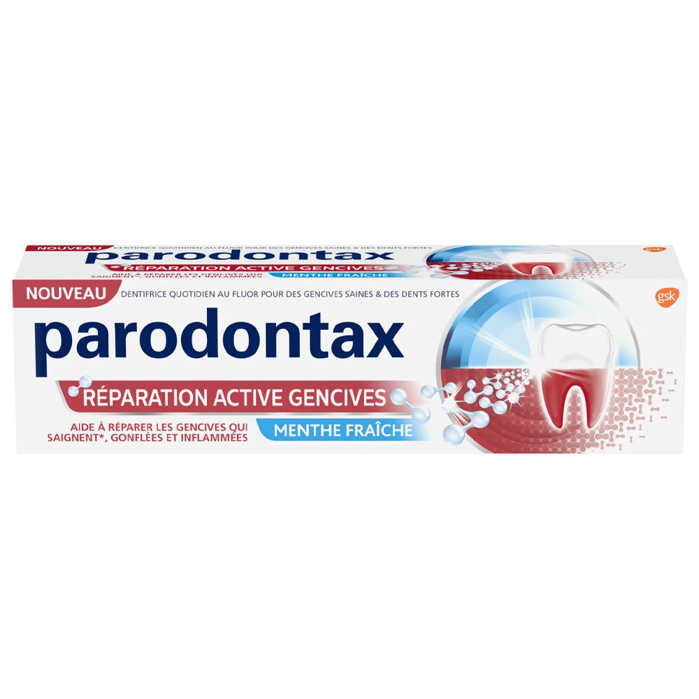 Parodontax Dentifricio Attivo Riparatore Gengive Menta fresca 75ml