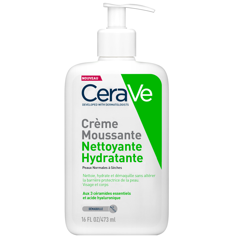 Cerave Detergente Viso Crema schiumogena idratante per pelli da normali a molto secche 473ml