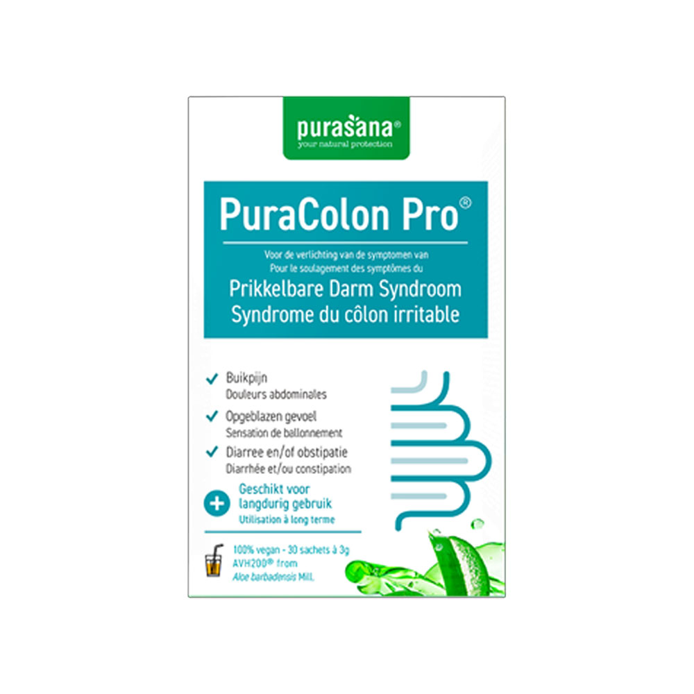 Purasana PuraColon Pro per colon irritabile 30 stick