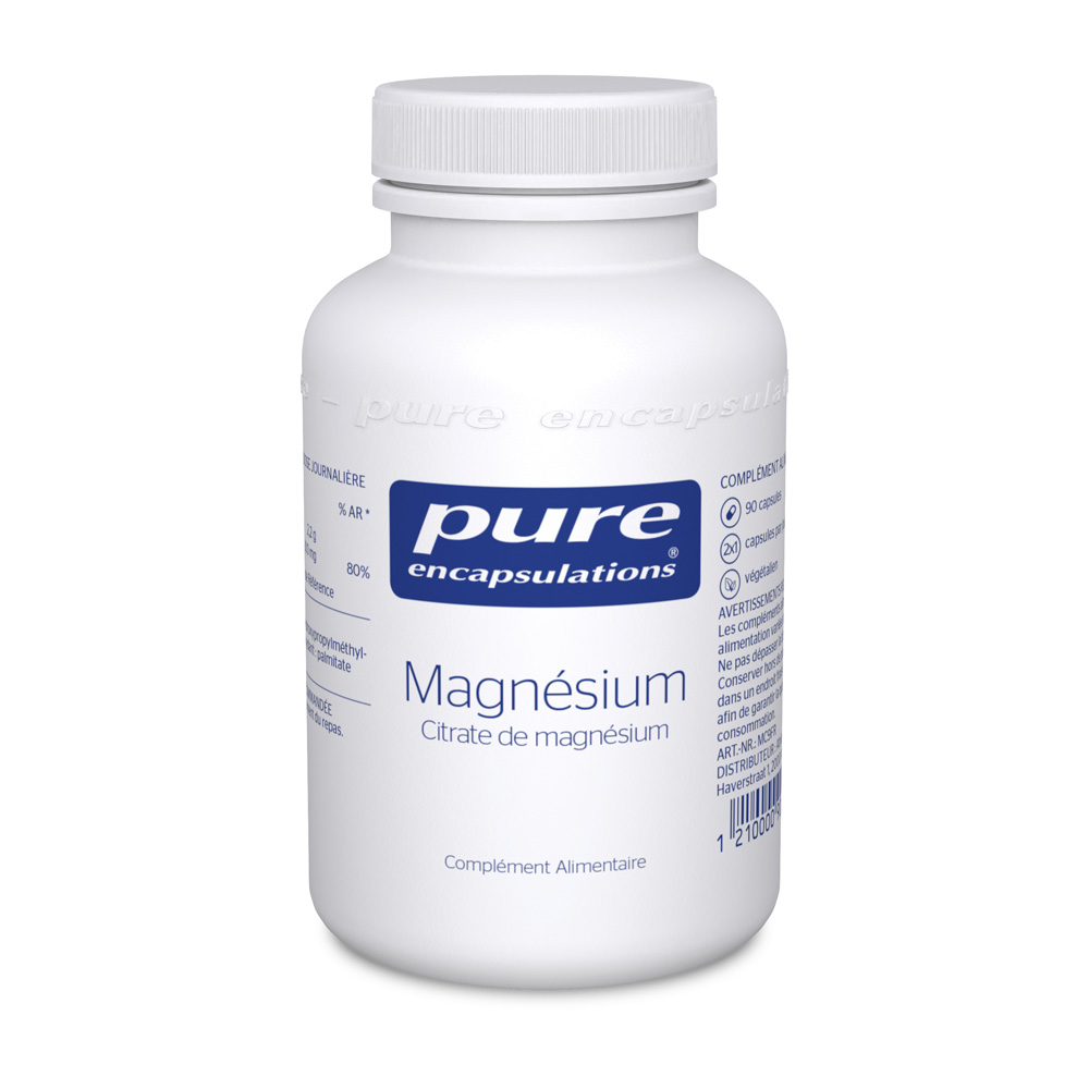 Pure Encapsulations Magnesio (Citrato di Magnesio) 90 capsule