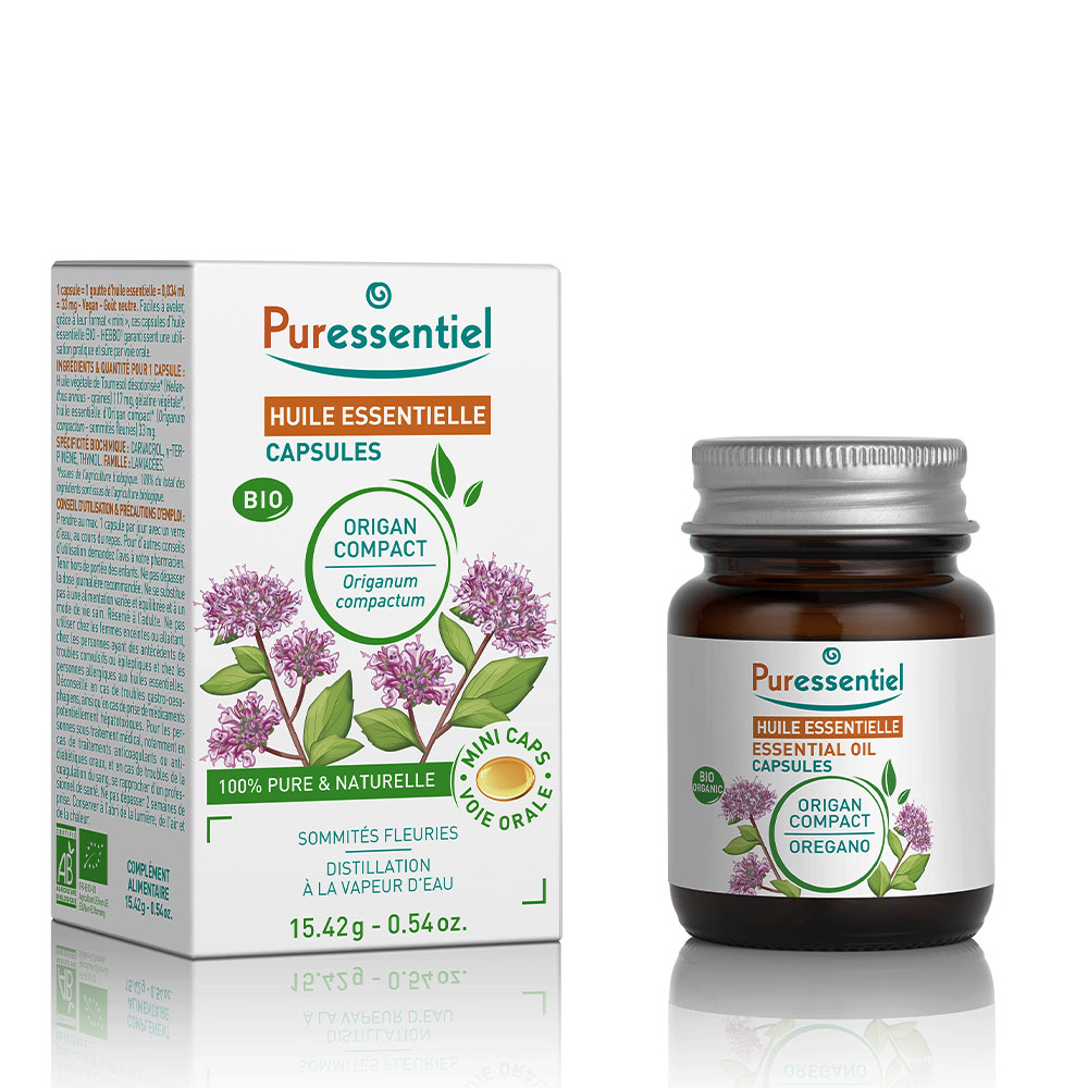 Puressentiel Oli essenziali Origanum bio 60 capsule