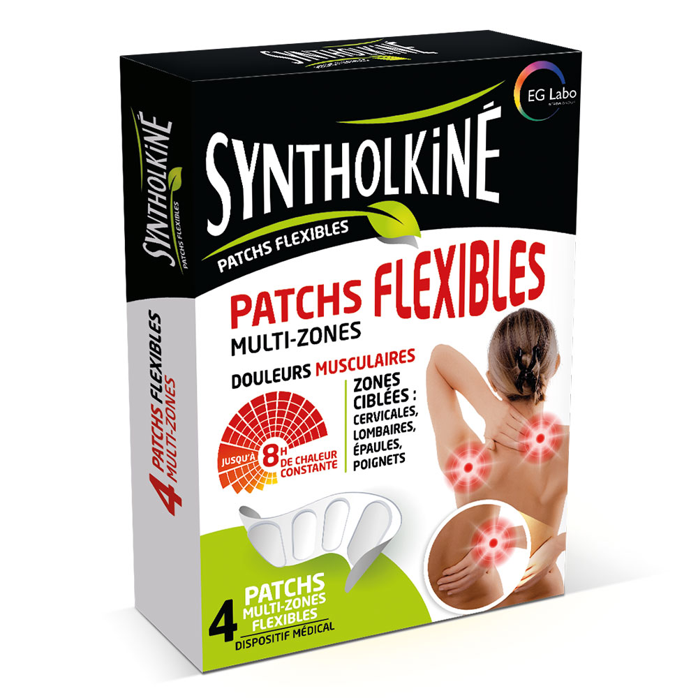 EG Labo SyntholKiné Cerotti Flessibili Multizona Dolori muscolari x4
