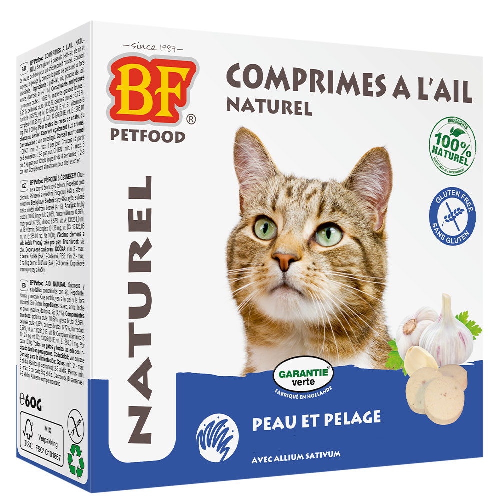 Biofood BF Petfood Ail Naturel Pelle e pelo flora intestinale 100 compresse