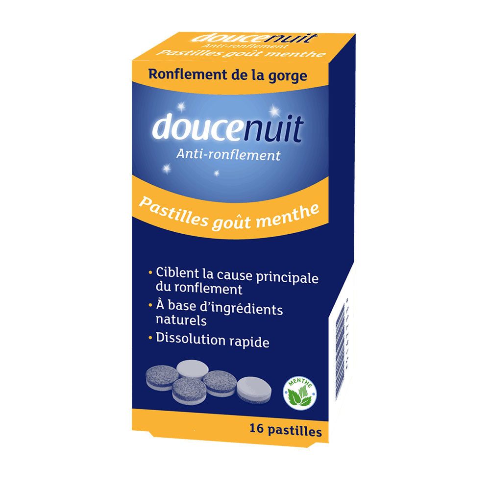 Doucenuit Compresse antirussamento Goût menthe x16