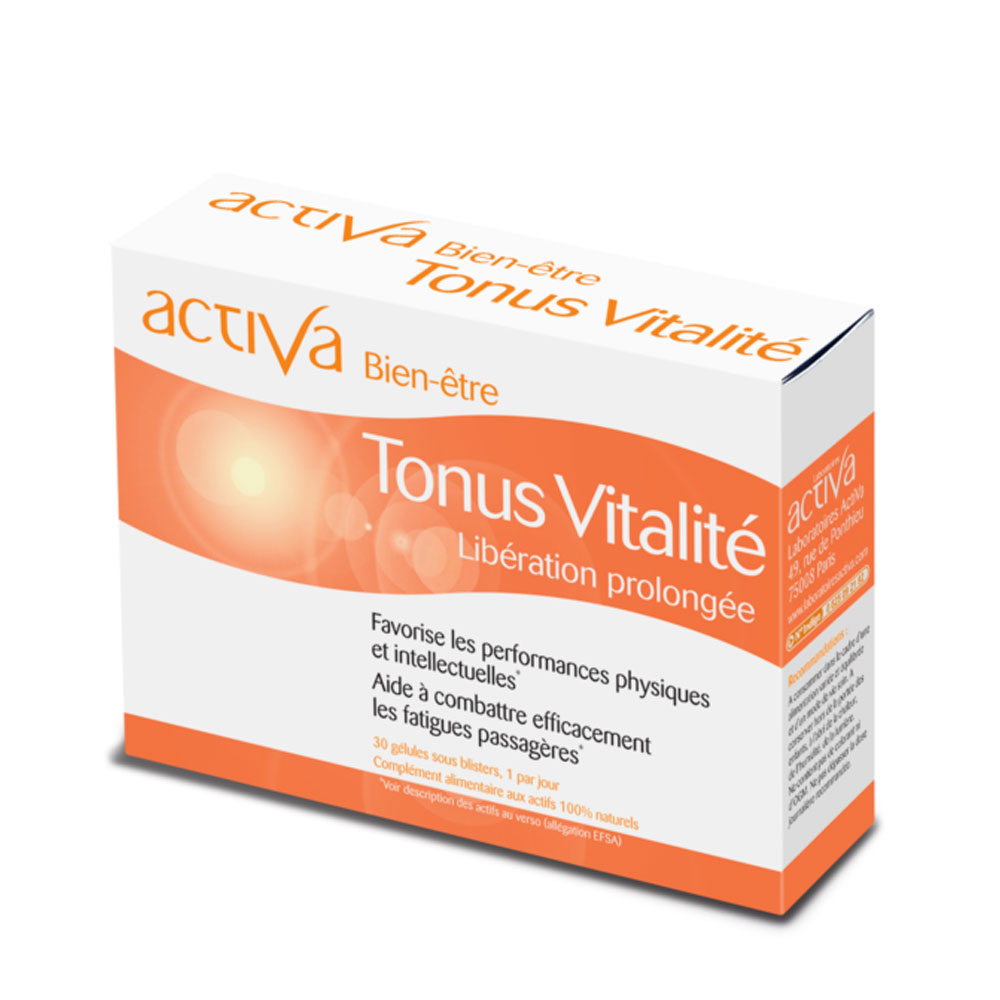 Activa Tono vitalità a rilascio prolungato 30 Geluli