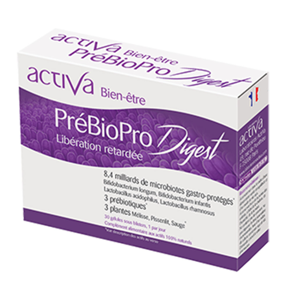 Activa Benessere Prebiopro digestione rilascio ritardato 30 capsule