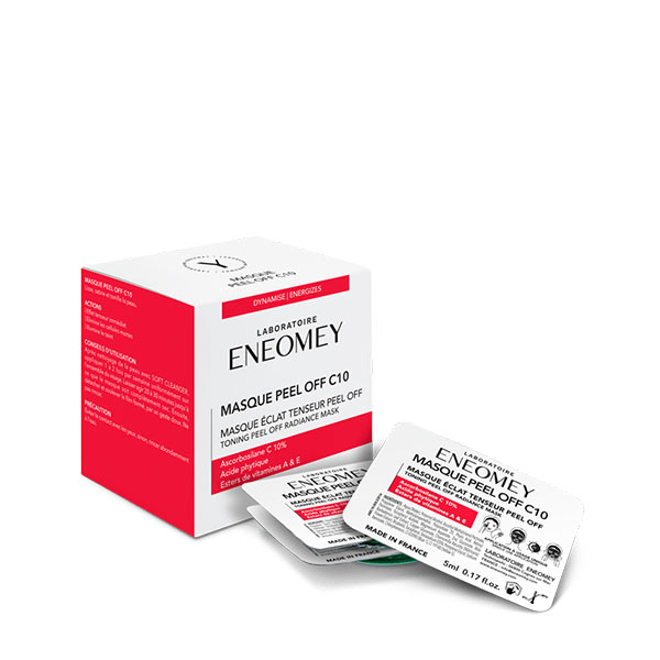 Eneomey Maschera peel off C10 luminosità effetto tensoriale 6 x 5 ml