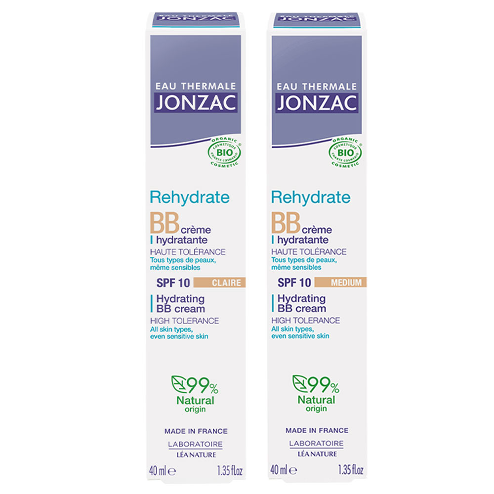Eau thermale Jonzac REhydrate Crema BB idratante SPF10 bio 40 ml
