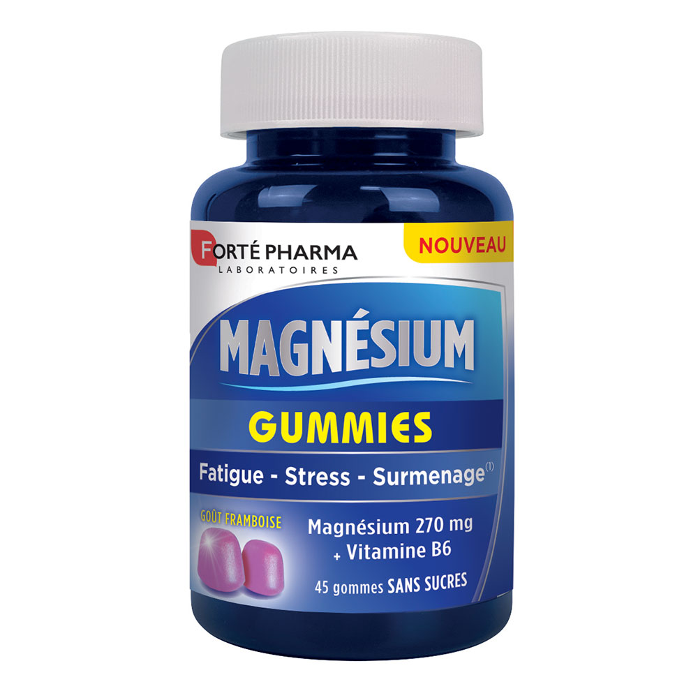 Forté Pharma Magnesio gusto lampone senza zuccheri 45 caramelle gommose