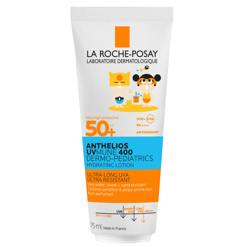 La Roche-Posay Anthelios Latte solare bambini SPF50+ per pelli sensibili senza profumo 75ml