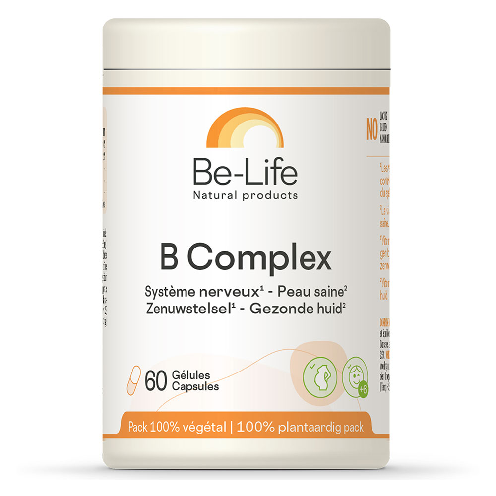 Be-Life Complesso B Sistema nervoso - Pelle sana 60 gelules