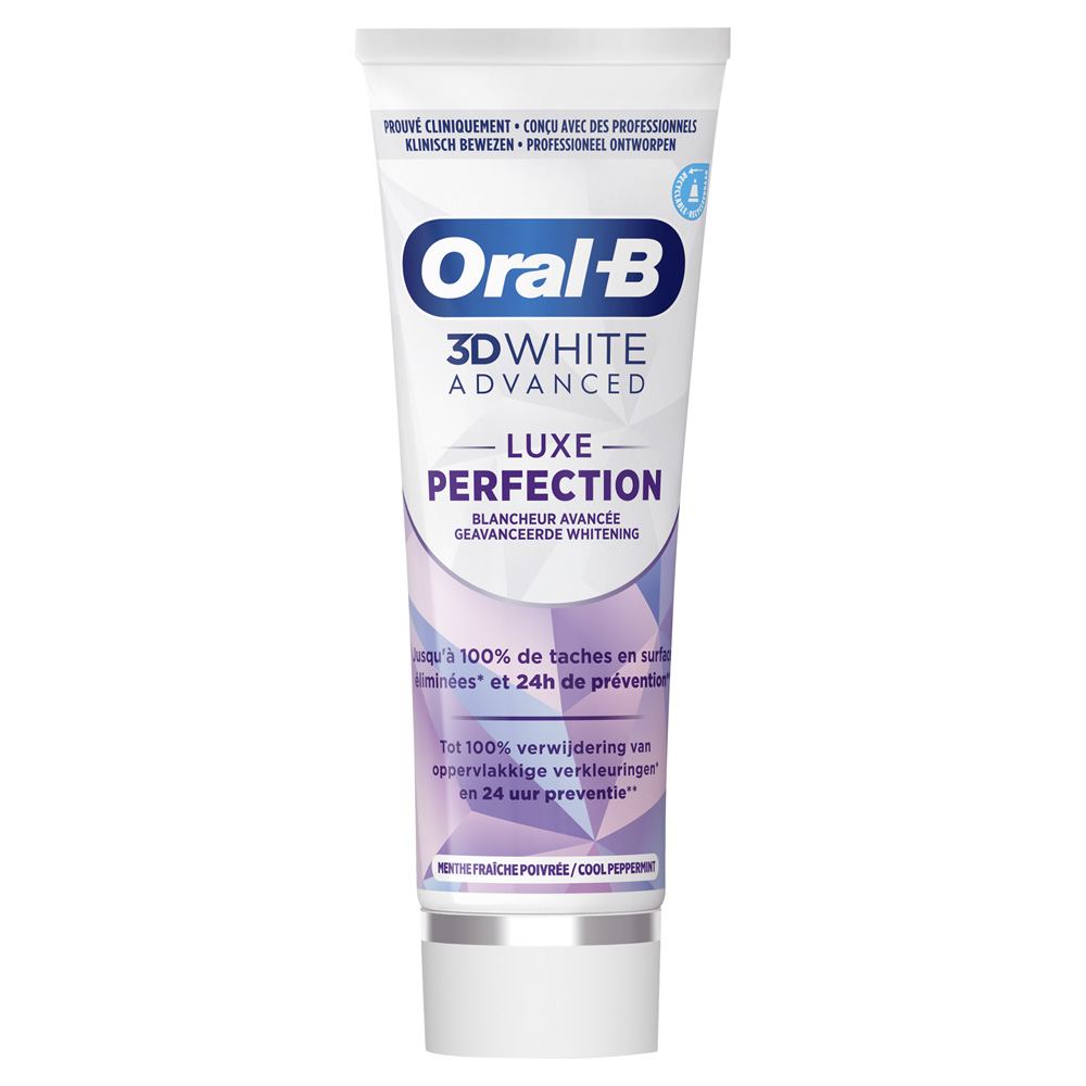 Oral-B 3D White Advanced Dentifricio Perfection per denti bianchi avanzato 75 ml