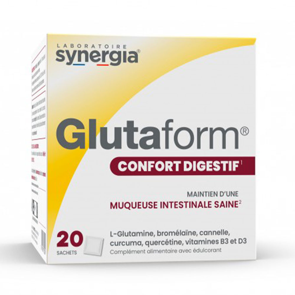 Synergia Glutaform confort digestivo gusto pesca 20 bustine