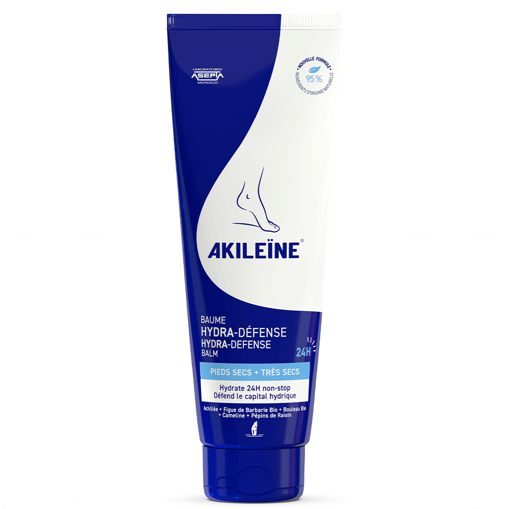Asepta Akileine Hydra-Défense Piedi molto secchi 24h d'idratazione 125ml