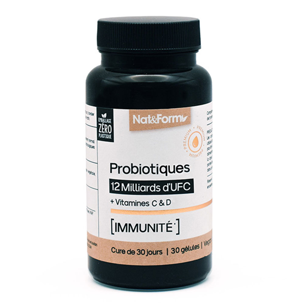 Nat&Form Probiotici 12 miliardi di UFC per il sistema immunitario 30 capsule