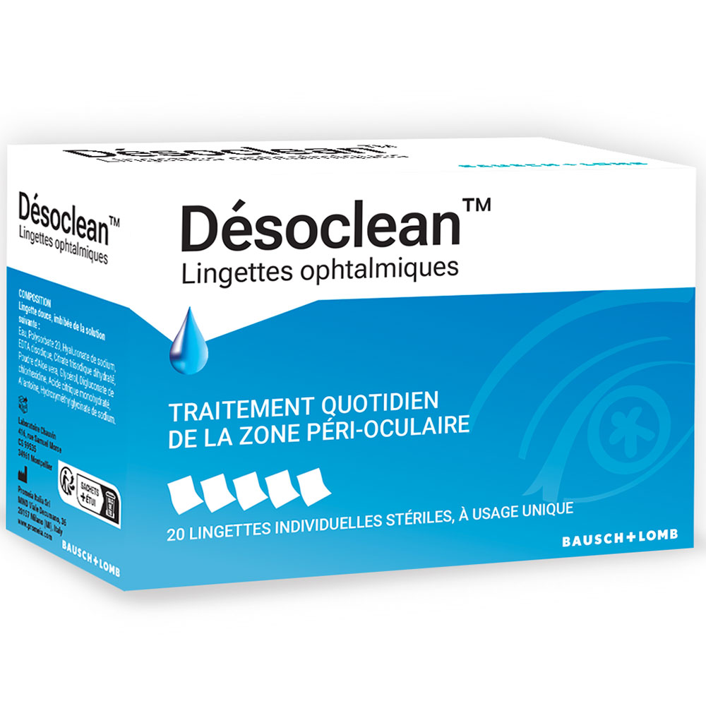 Bausch&Lomb Salviette oftalmiche Désoclean x20